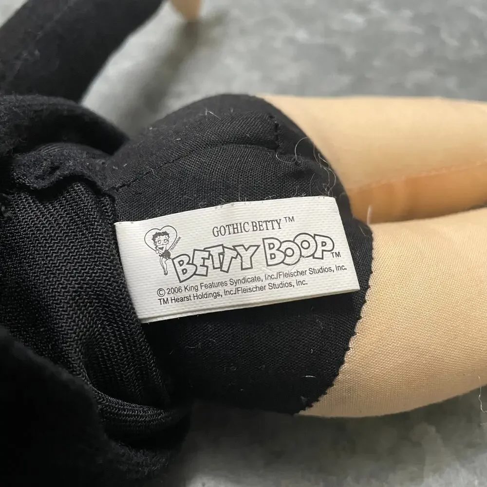 Vintage Y2K Gothic Betty Betty Boop Doll Plush Toy Vampire Victorian Goth Grunge